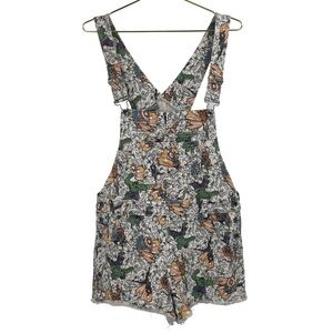 Her Universe Marvel Graphic Overalls with Green and Orange Highlights